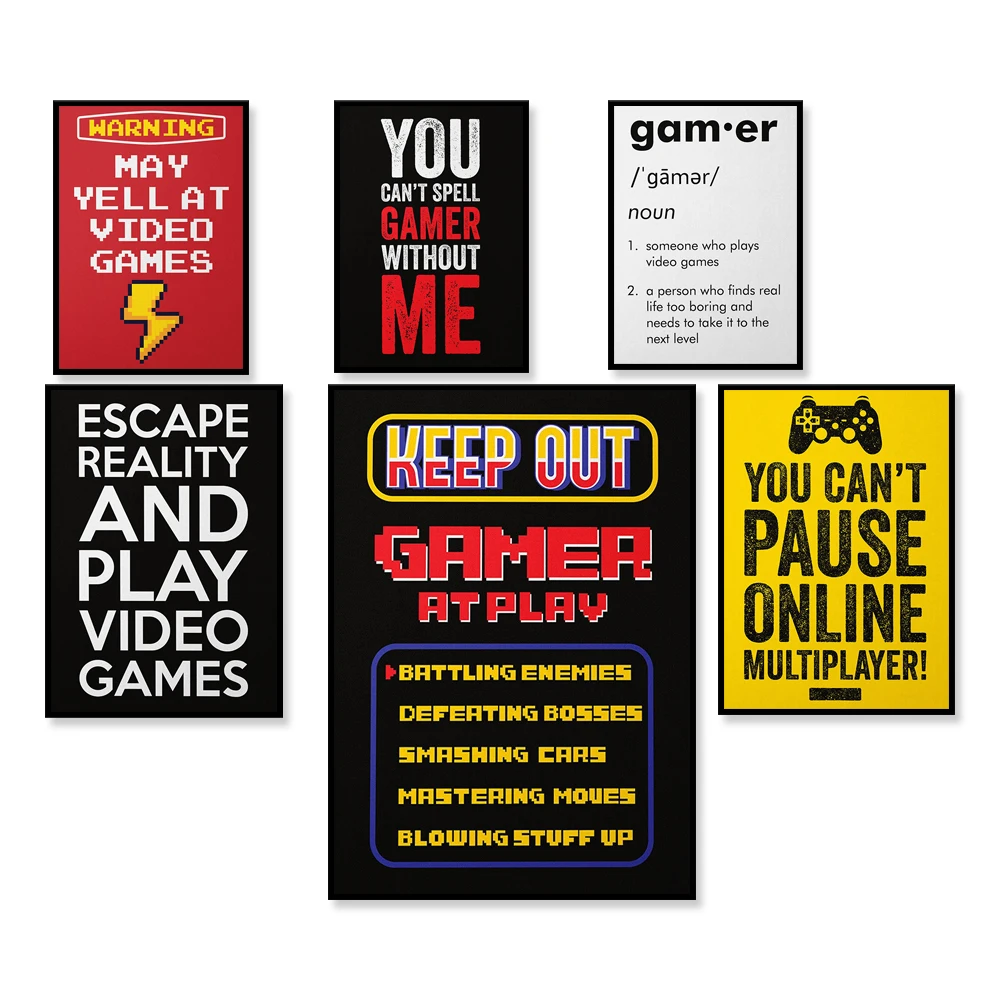 Retro Gaming Life - Perfect Day Poster Leinwanddruck – Videospiel-Dekoration