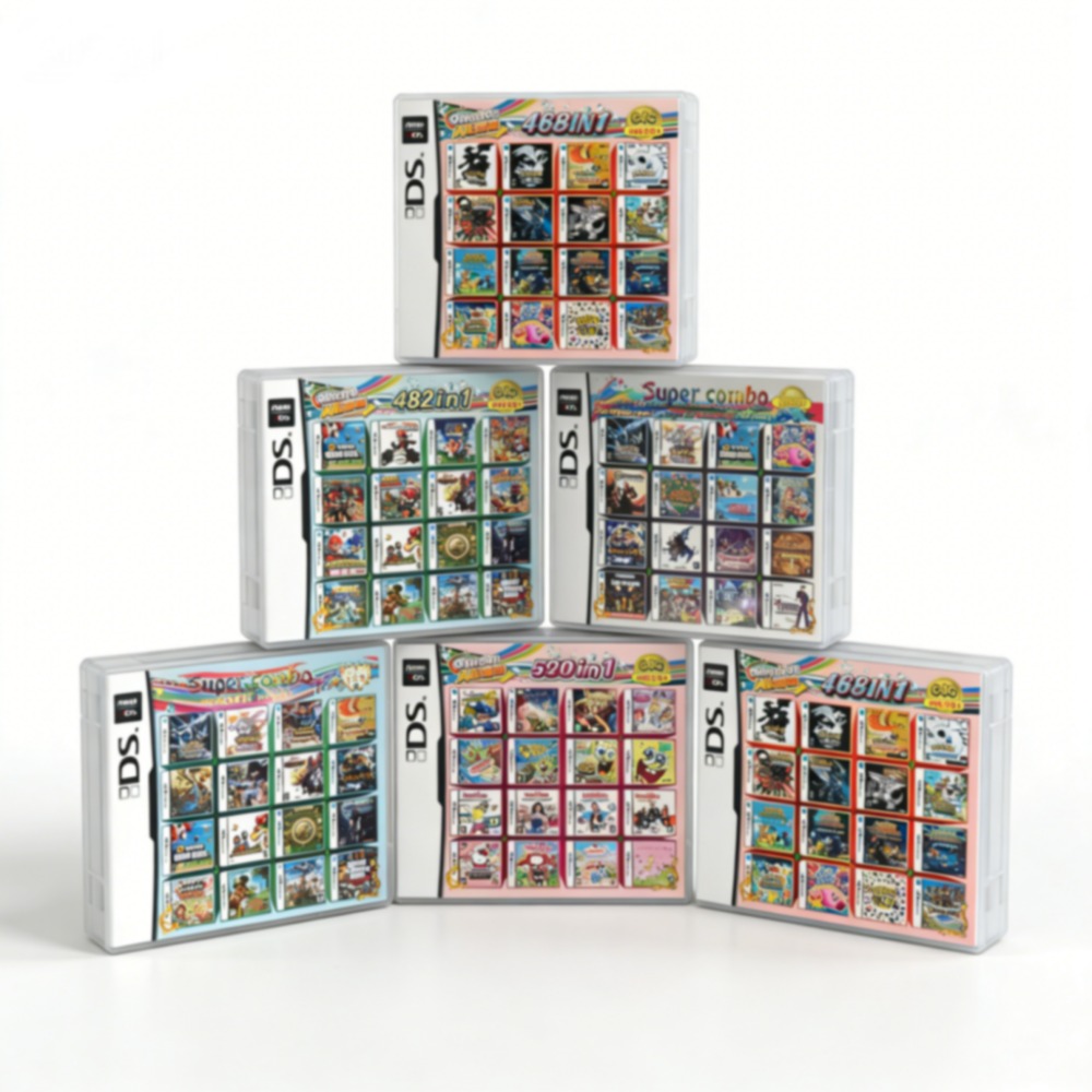Retro Gaming Machine - Pokemon-Themen-Multispielspielmodul für DS/3DS/NDSL/2DS - Vorinstalliert mit