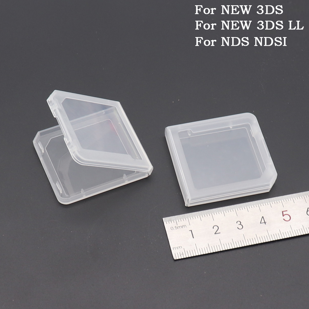 Game Cartridge Case - 10 Stück transparente Kunststoff-Spielkassettenhülle Staubschutzhülle für