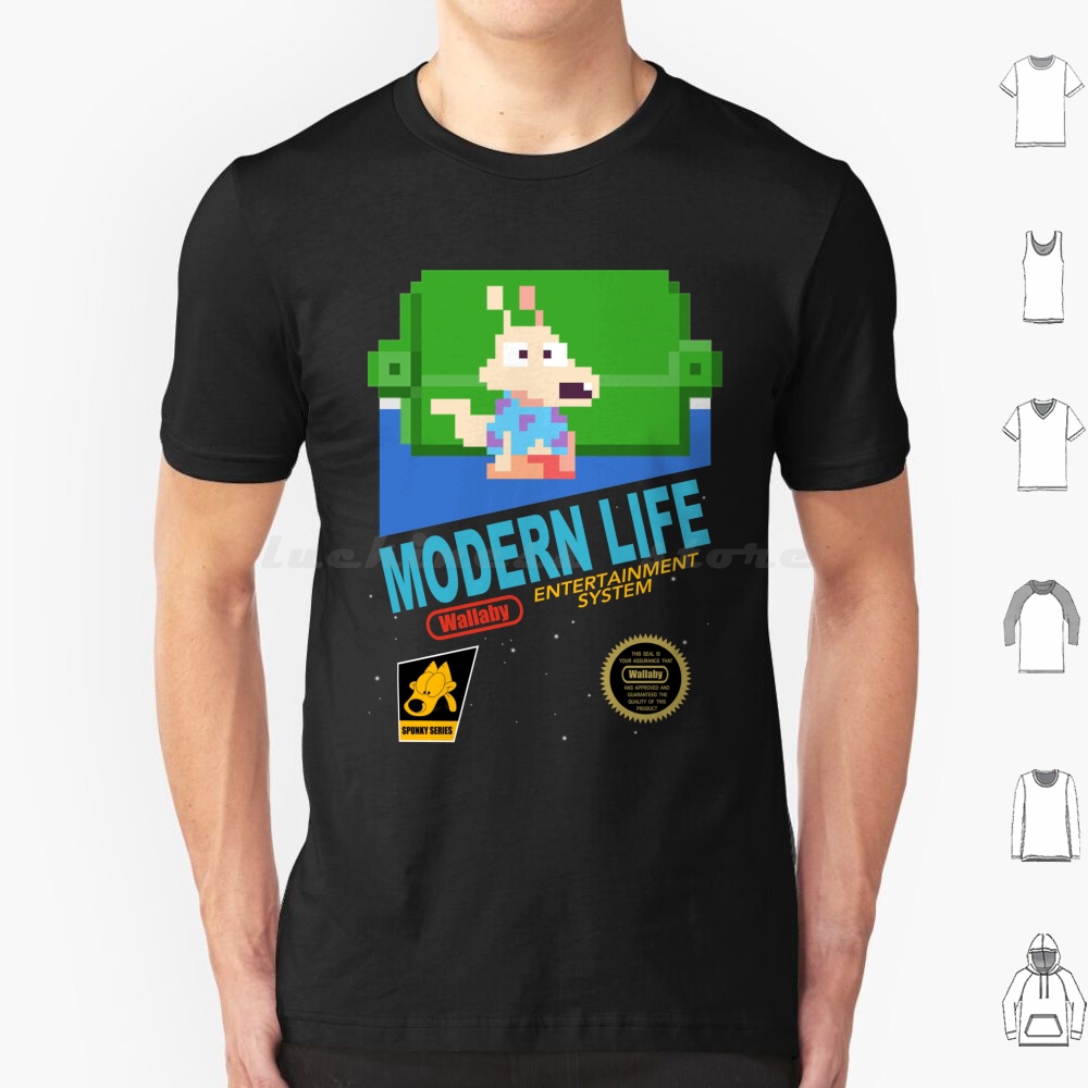 Retro Gaming Life - Modern Life T-Shirt 6XL Baumwolle Cool