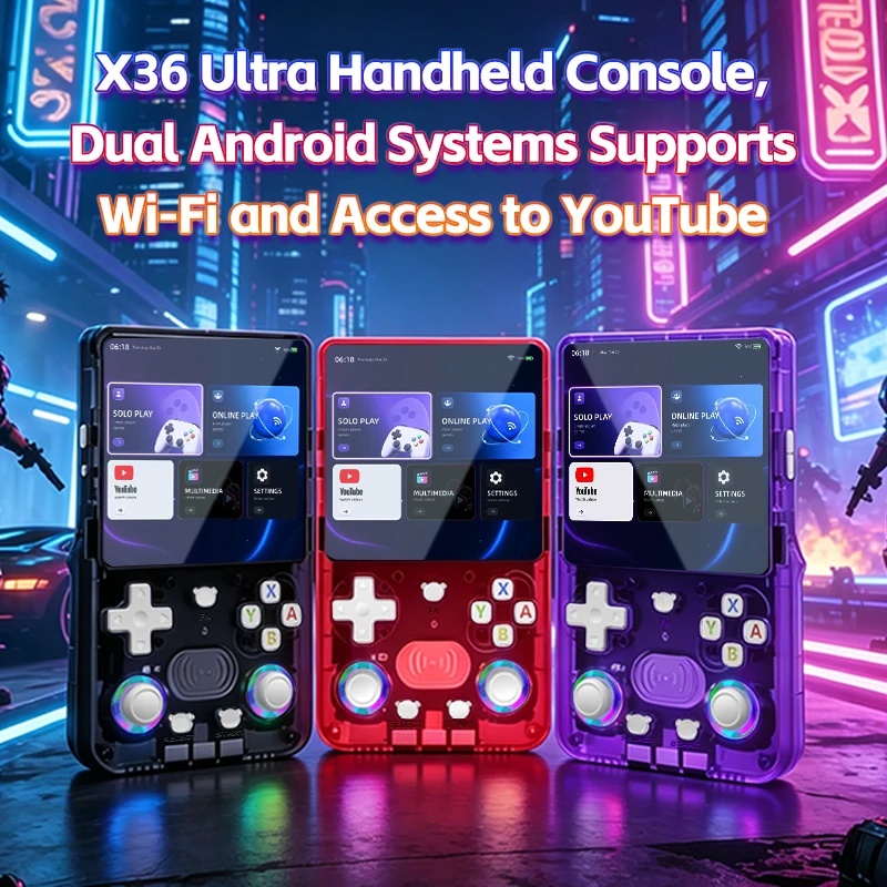 Retro Gaming Youtubers - X36Ultra Retro Handheld-Konsole Android 10.0 WLAN