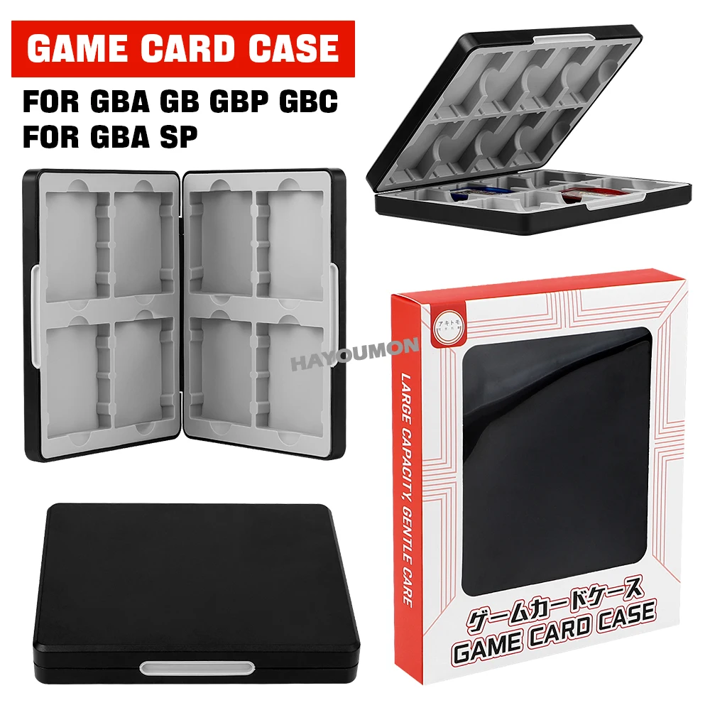 Game Cartridge Case - 8-in-1 Magnetische Spielkassetten-Aufbewahrungsbox für GB/GBC/GBP 16-in-1