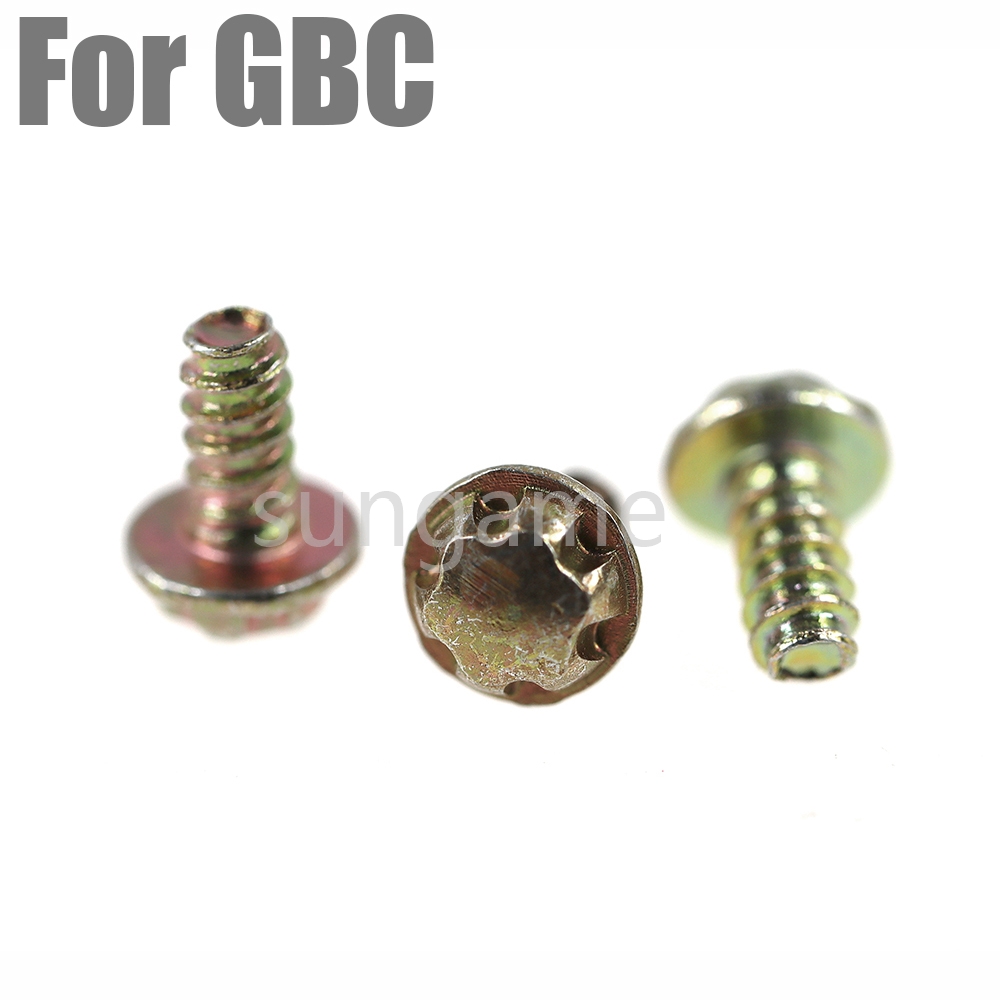 Game Cartridge Case - 30 Stück Spielkarten-Gehäuseschrauben 3,8mm für GBC-Spielkassetten-Gehäuse