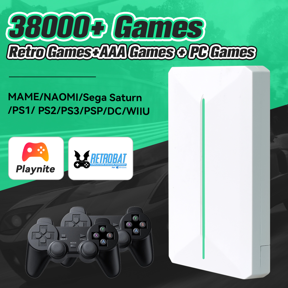 Retro Gaming Ps3 - Hyper Base PR500GB Spielekonsolen für PS3/PS2/PS1/Switch/NES/N64/NDS/Dreamcast/Wiiu