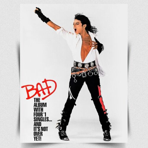 Retro Gaming Pictures - BAD ALBUM Michael Jackson COVER METAL