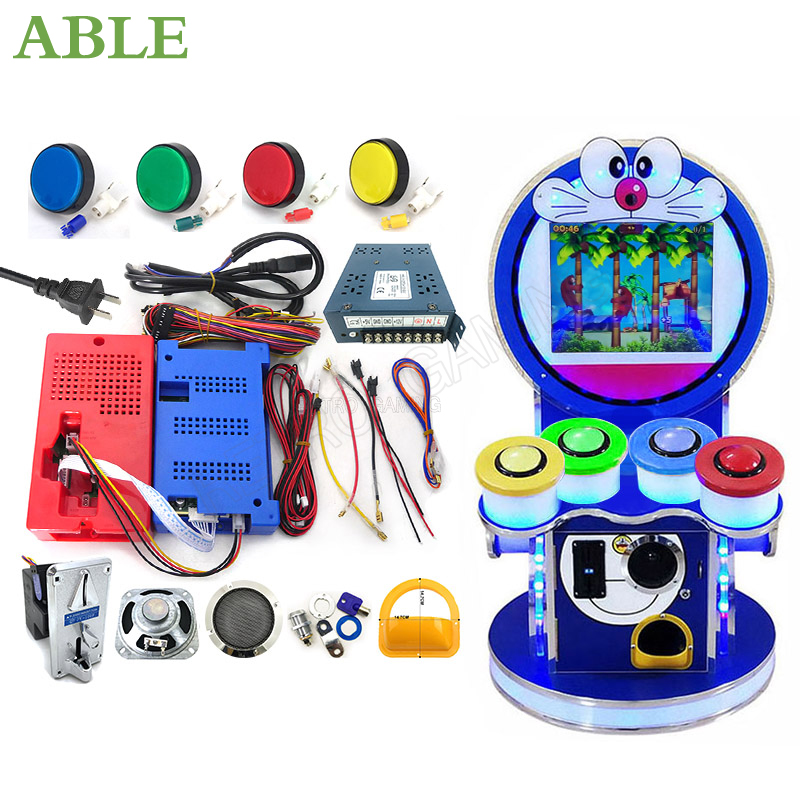 Retro Gaming Store - Arcade Adventure Island Kinderrhythmus mit Knopfplatine