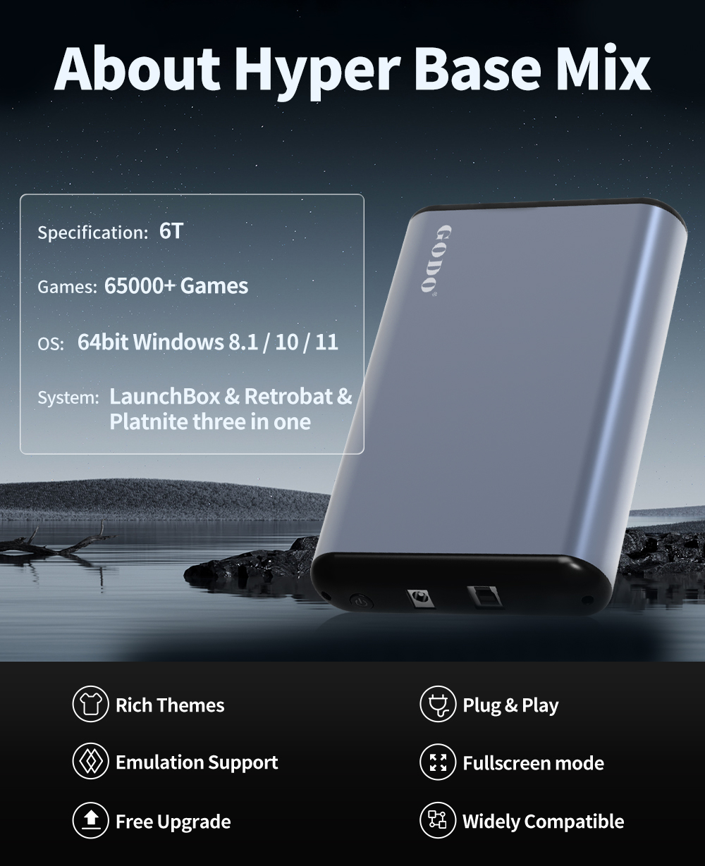 JMachen 6 TB tragbares Gaming- – Retro Gaming Ps3 Bewertung und Preis