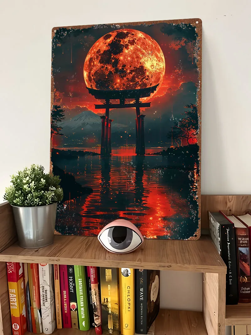 Blutmond Torii Schild Druck Me – Retro Gaming At Home Bewertung und Preis