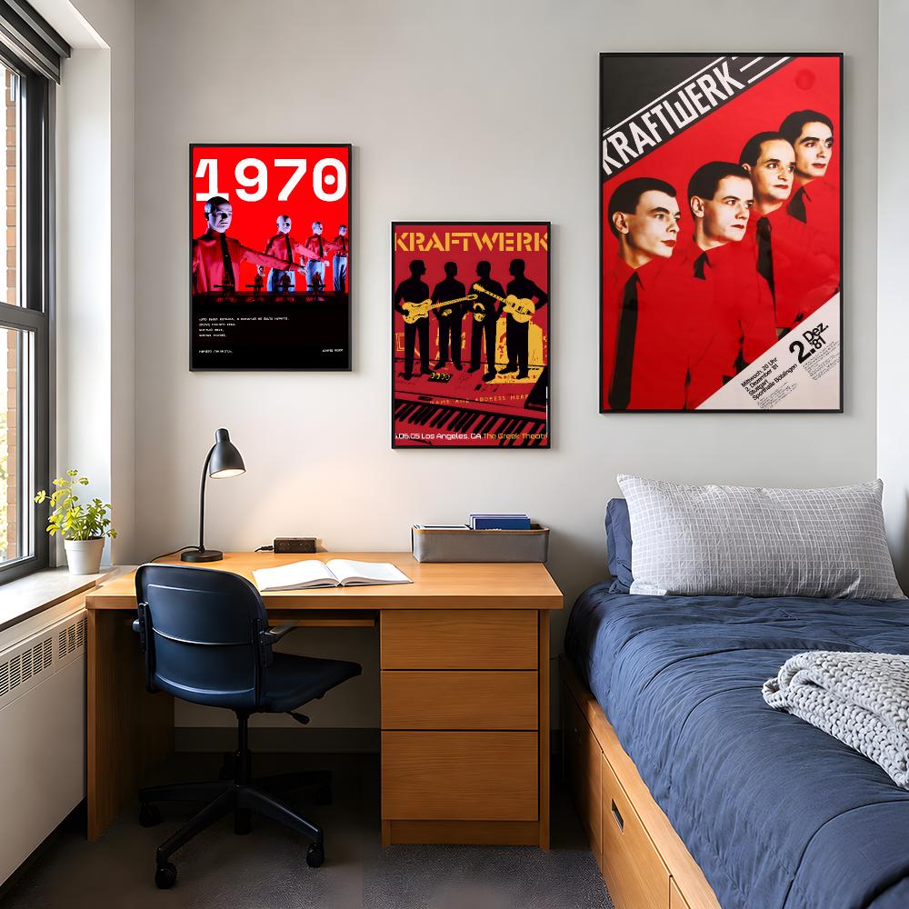 Musik Kraftwerk Retro-Poster,  – Retro Gaming Life Bewertung und Preis