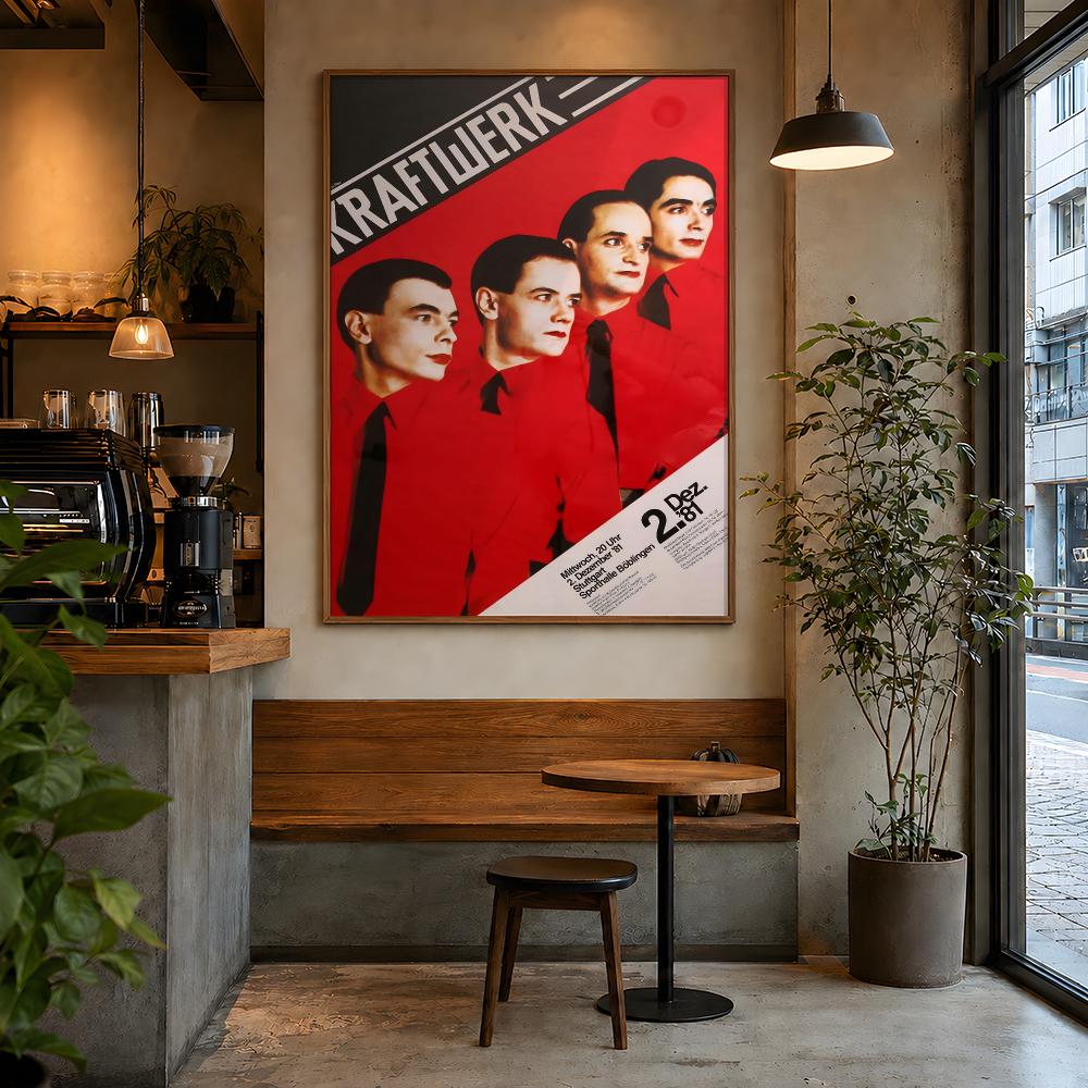 Musik Kraftwerk Retro-Poster,  – Retro Gaming Life Bewertung und Preis