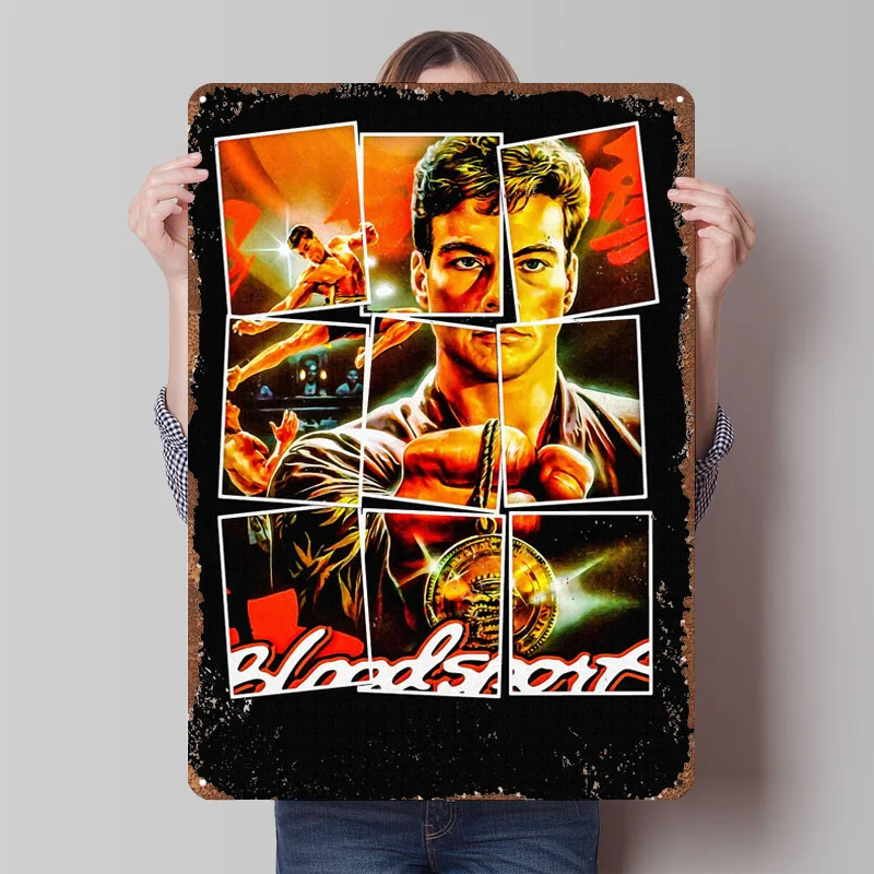 Bloodsport Metallschild, klass – Retro Gaming At Home Bewertung und Preis