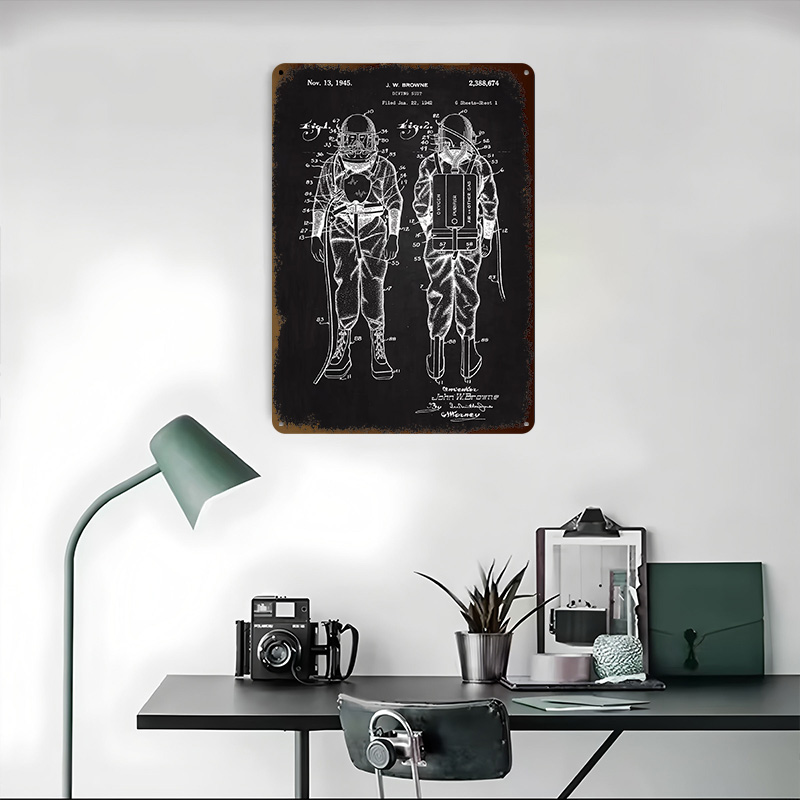 1945 Taucheranzug Patent Metal – Retro Gaming At Home Bewertung und Preis