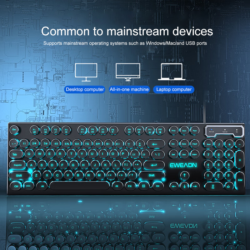 EWEADN Schreibmaschinen-Gaming – Retro Gaming Keyboard Bewertung und Preis