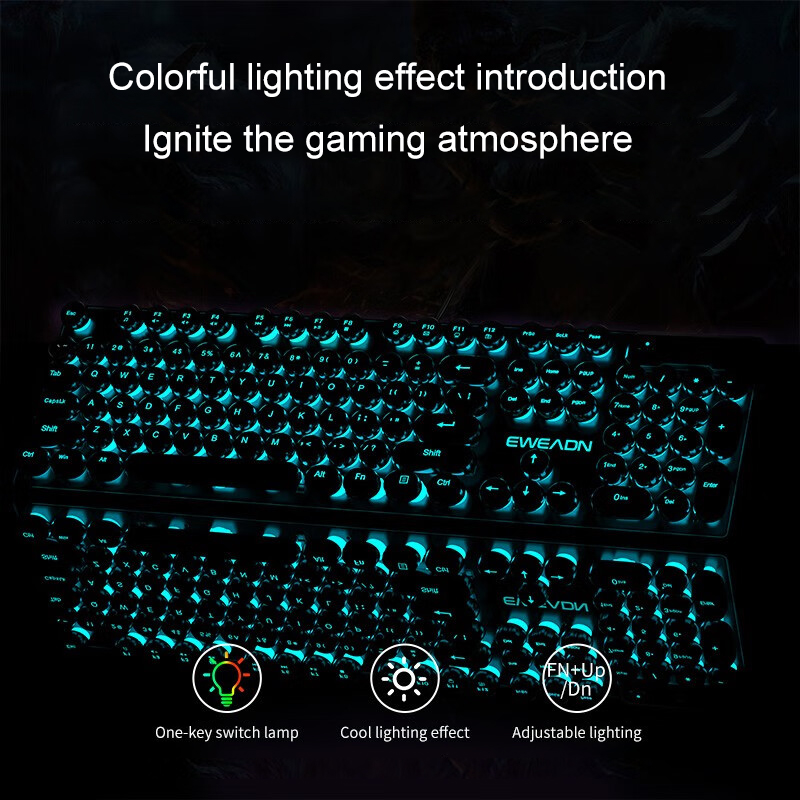 EWEADN Schreibmaschinen-Gaming – Retro Gaming Keyboard Bewertung und Preis
