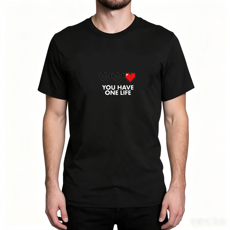 Have One Life Pixel Hearts T-S – Retro Gaming Life Bewertung und Preis