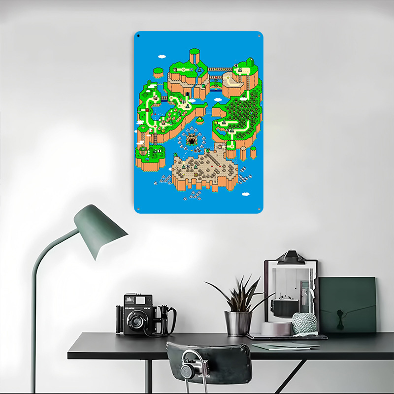 Dinosaurier-Land Metallposter  – Retro Gaming Island Bewertung und Preis