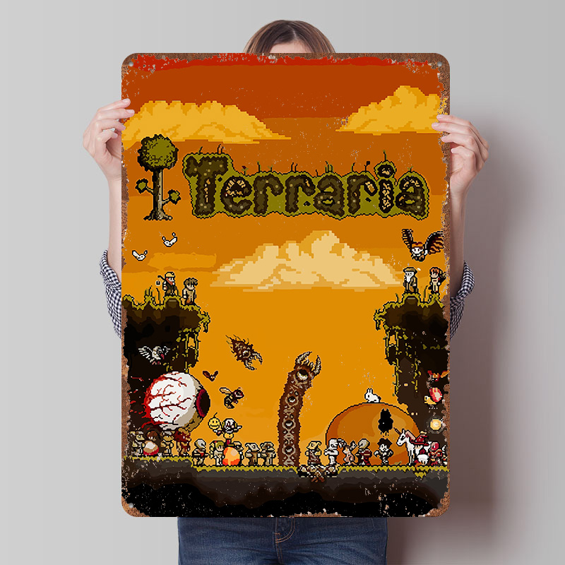 Terraria Pixel-Art-Spiel Gedru – Retro Gaming At Home Bewertung und Preis