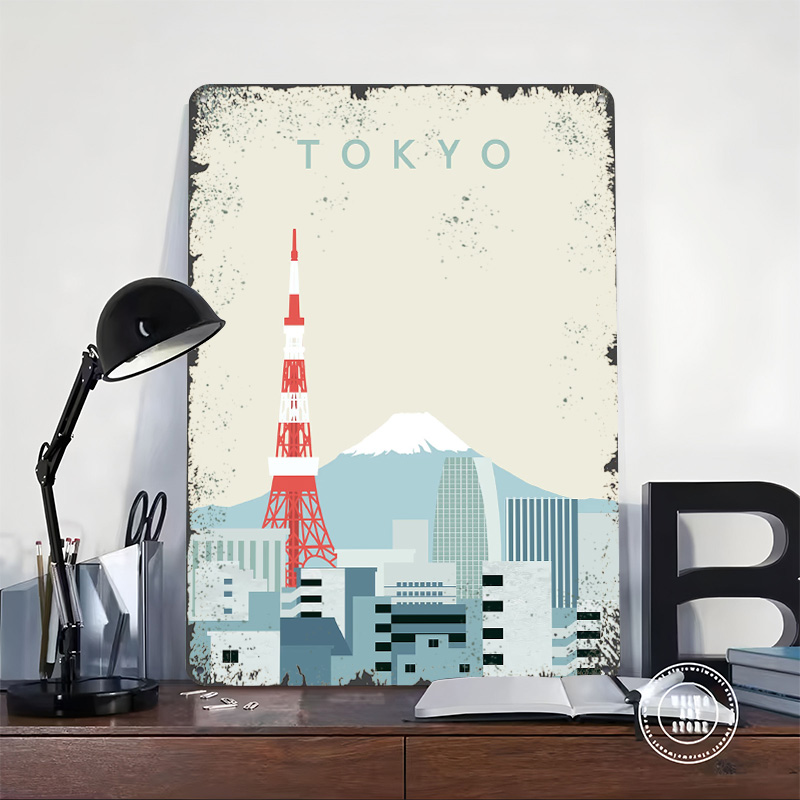 Tokyo Poster Retro 3D-Gedruckt – Retro Gaming At Home Bewertung und Preis