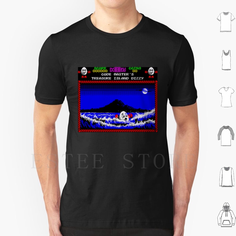 Treasure Island Dizzy Motiv T- – Retro Gaming Island Bewertung und Preis