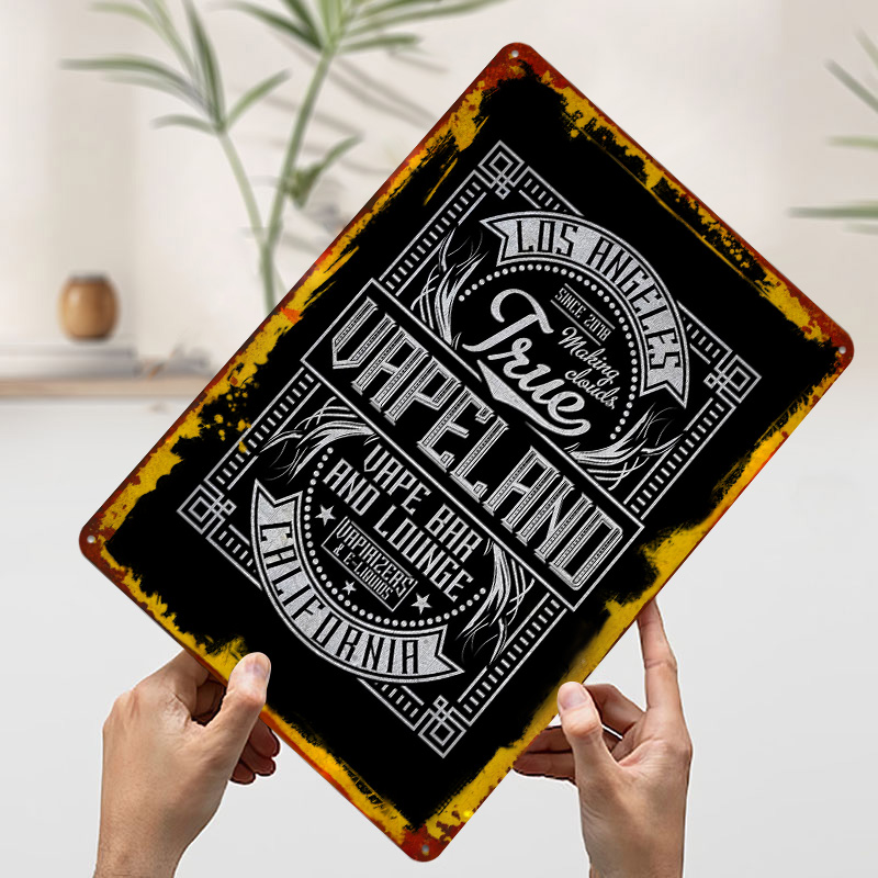 Vape Land Weißblech-Poster, an – Retro Gaming Island Bewertung und Preis