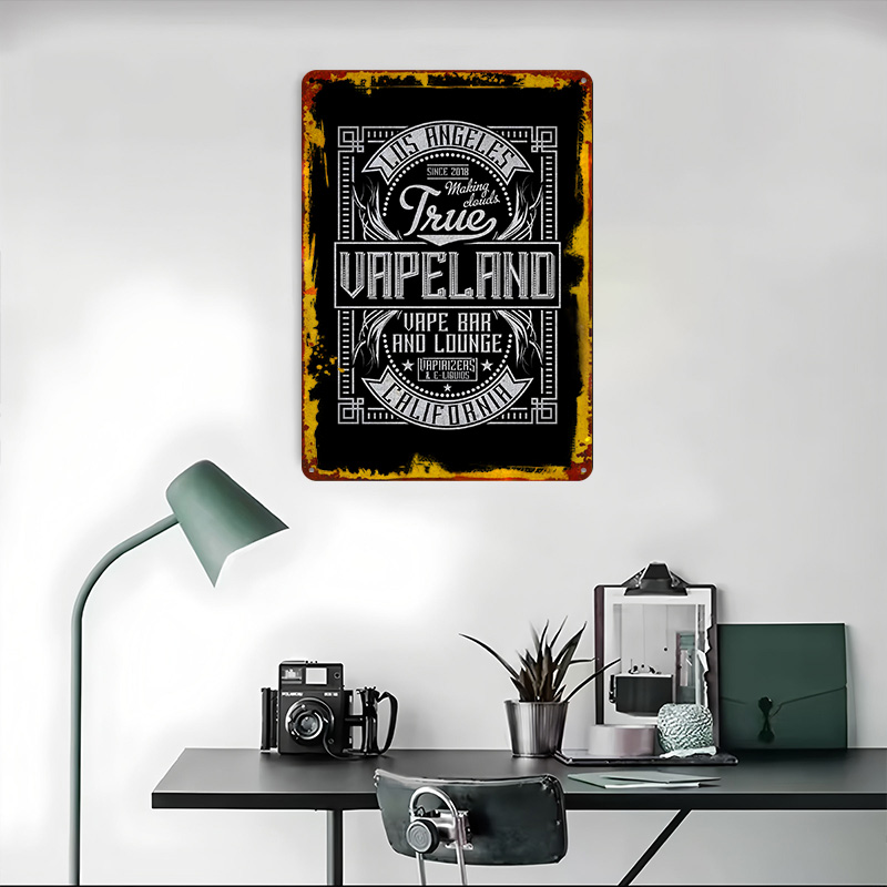 Vape Land Weißblech-Poster, an – Retro Gaming Island Bewertung und Preis