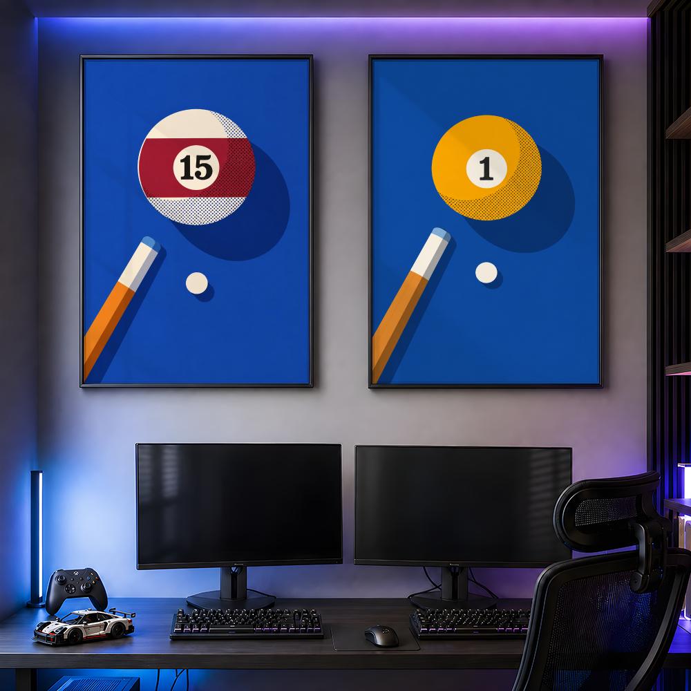 Retro-Billardkugeln Pop-Art-Gr – Retro Gaming Life Bewertung und Preis