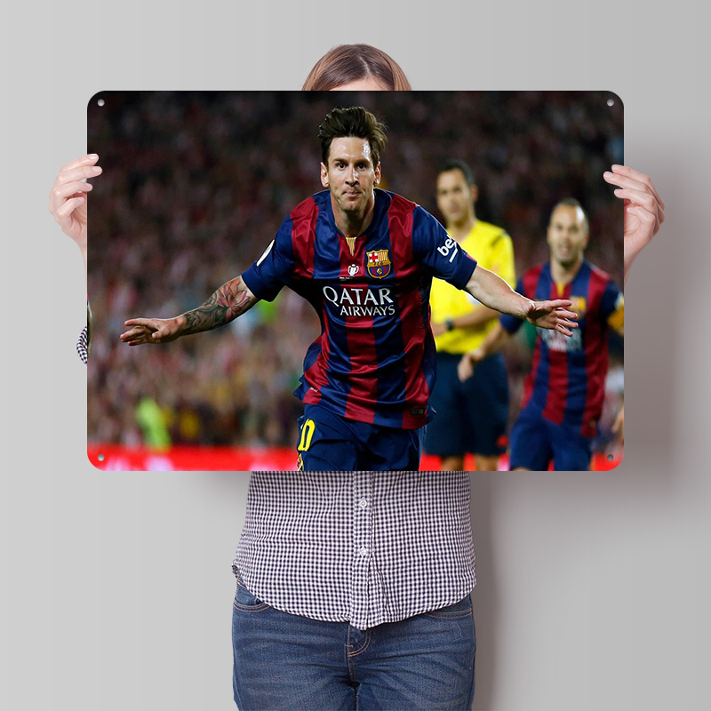Lionel Messi Fußball-Poster, p – Retro Gaming At Home Bewertung und Preis