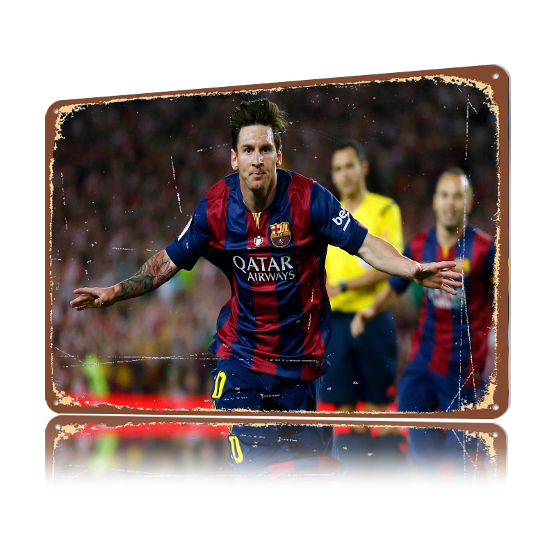 Lionel Messi Fußball-Poster, p – Retro Gaming At Home Bewertung und Preis